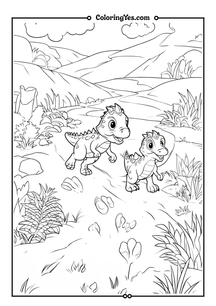 Baby Dinos at Play