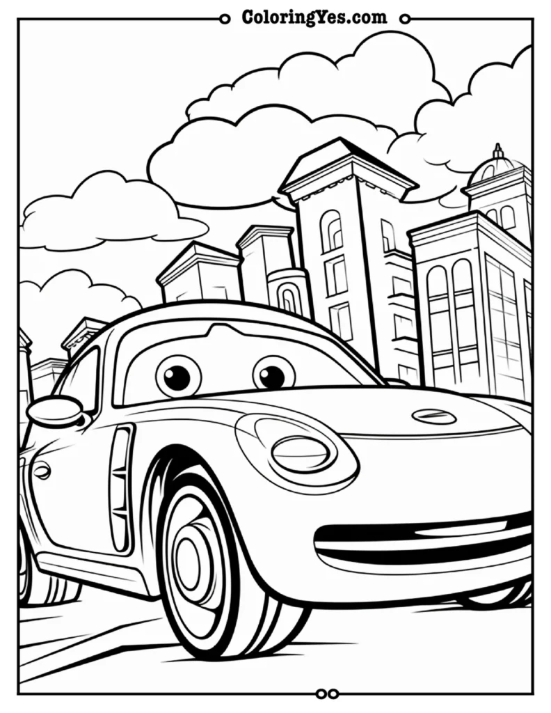 Smiley Speedster on the Go