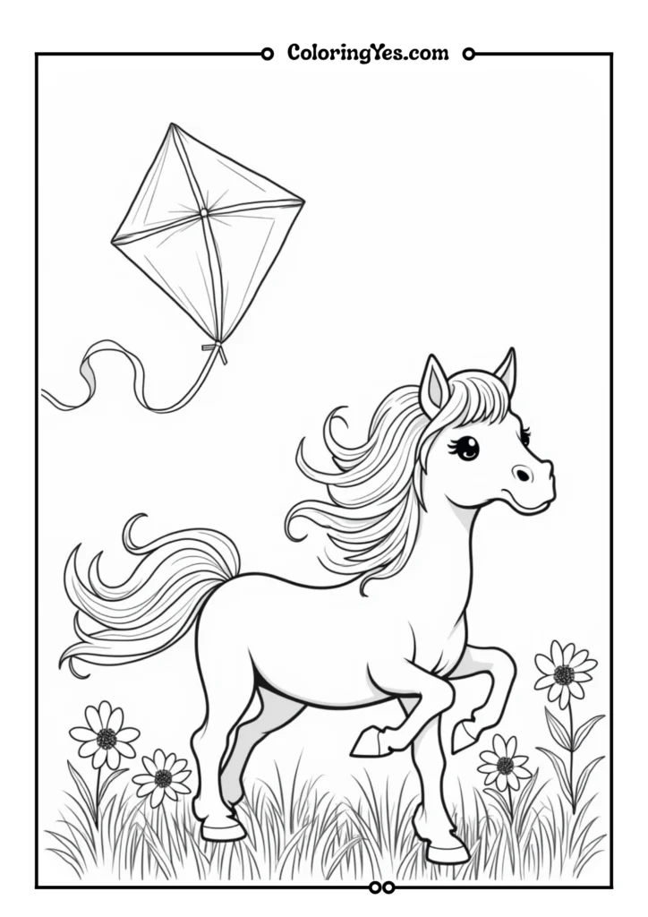 Cute Ponies to Color