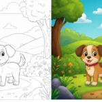 Dog coloring pages