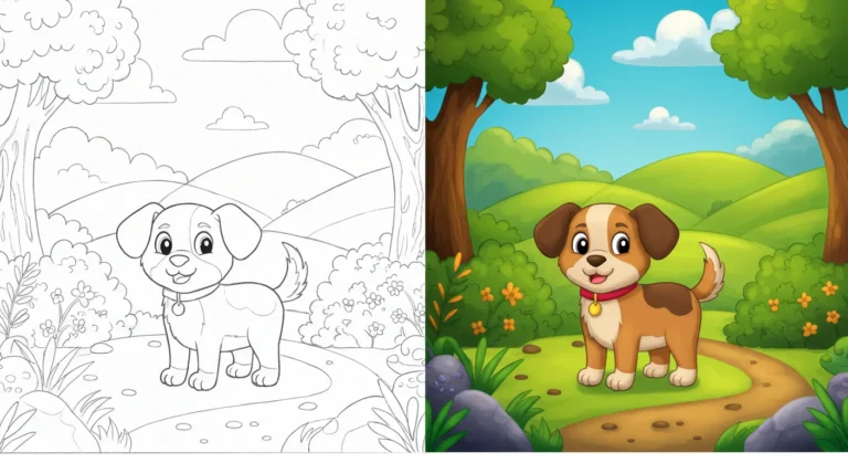 Dog coloring pages