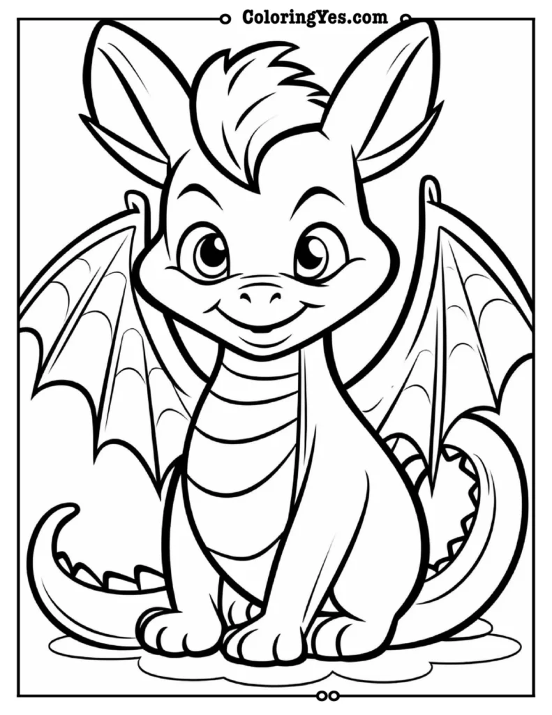 Dragon coloring