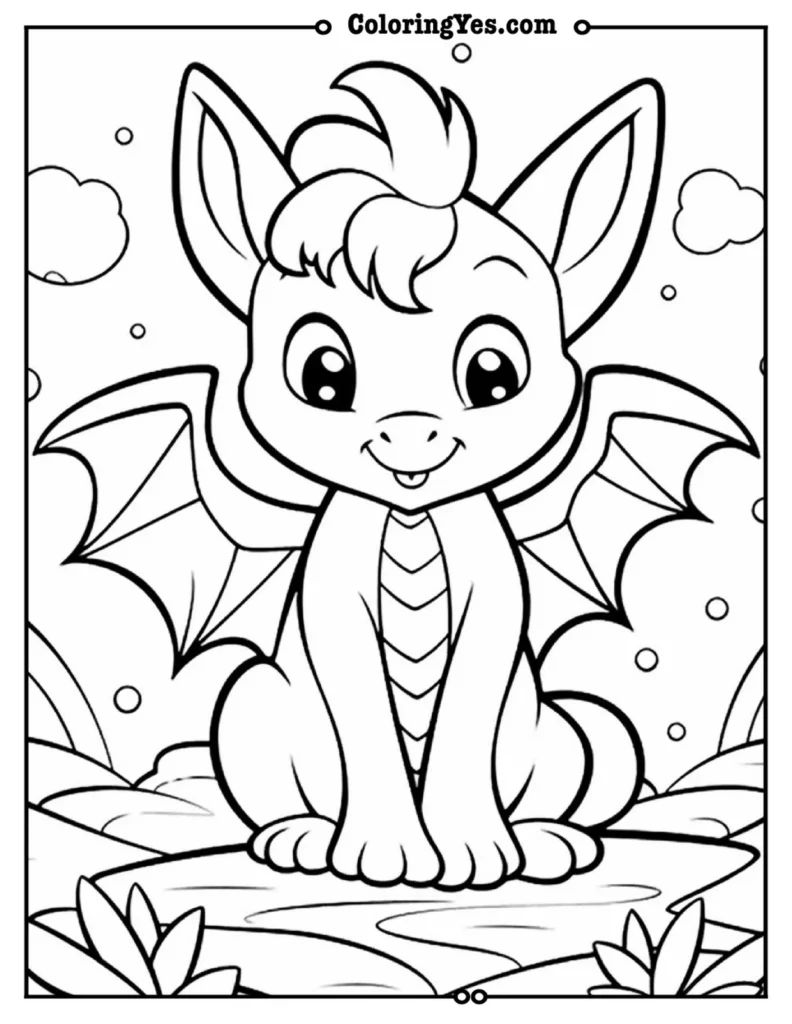 Dragon coloring pages