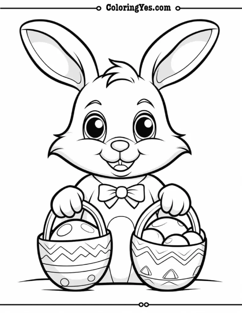 Easter coloring sheet