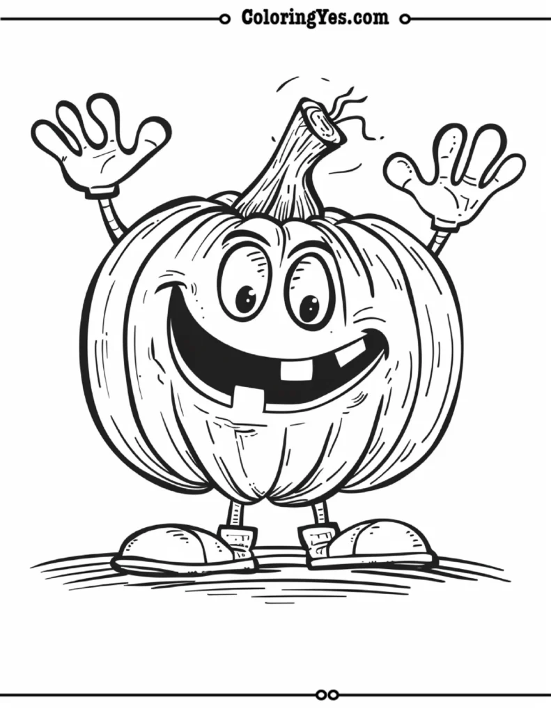 funny scary Pumpkin boy 