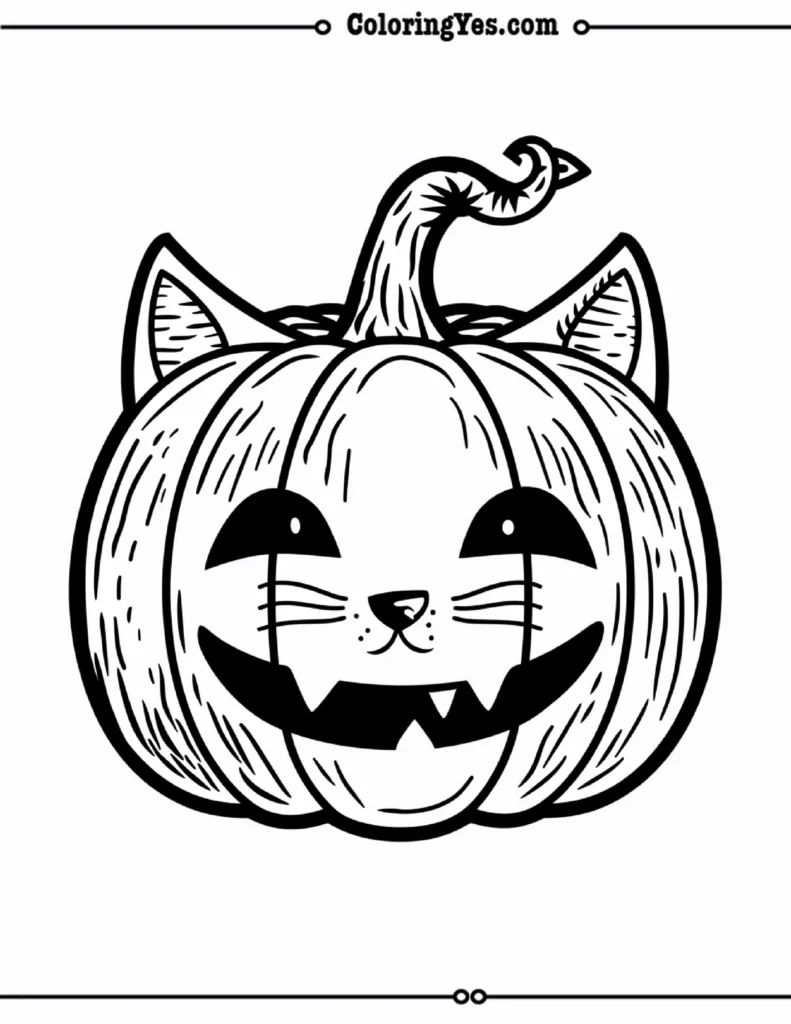Pumpkin Coloring Pages 