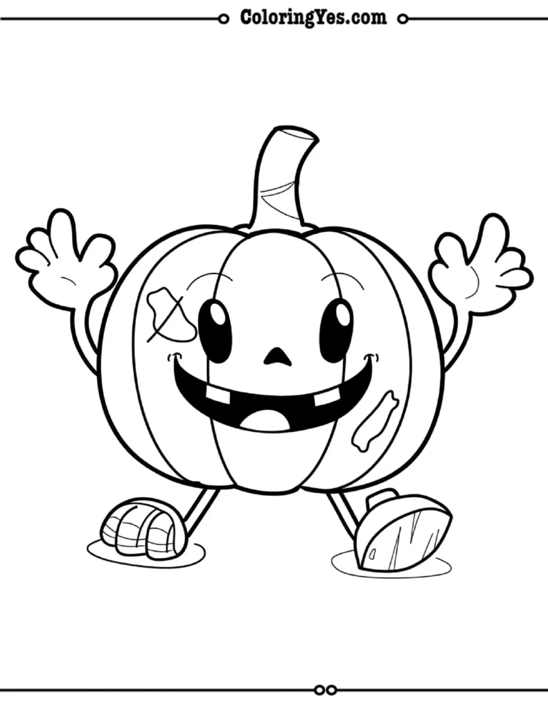 Halloween Pumpkin Coloring Pages