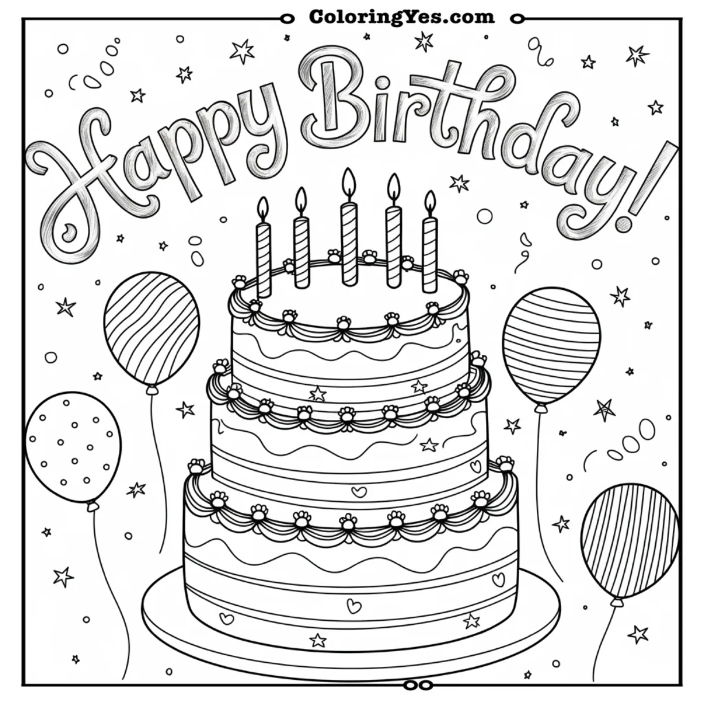 Happy Birthday Big cake