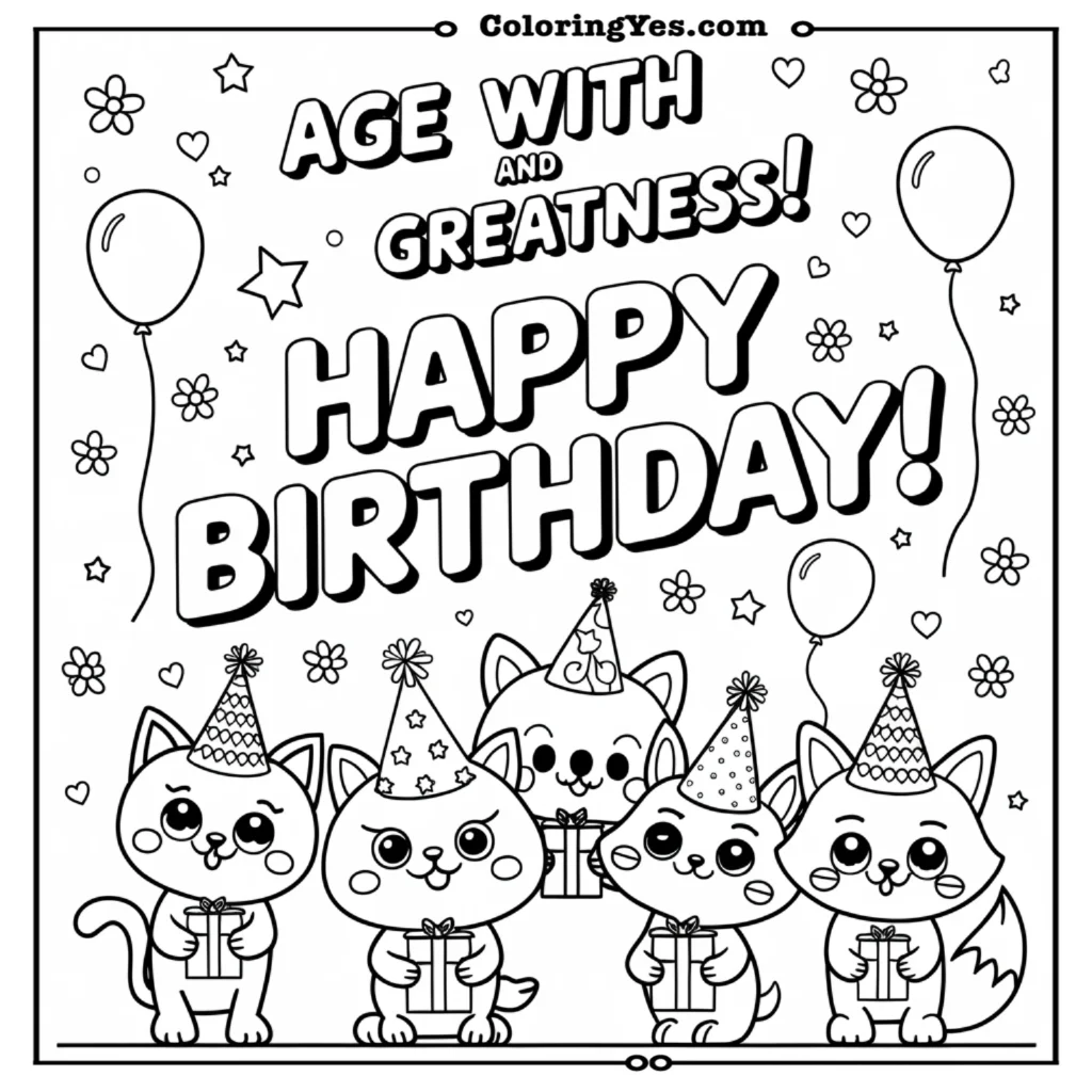 Happy Birthday Sweet cats