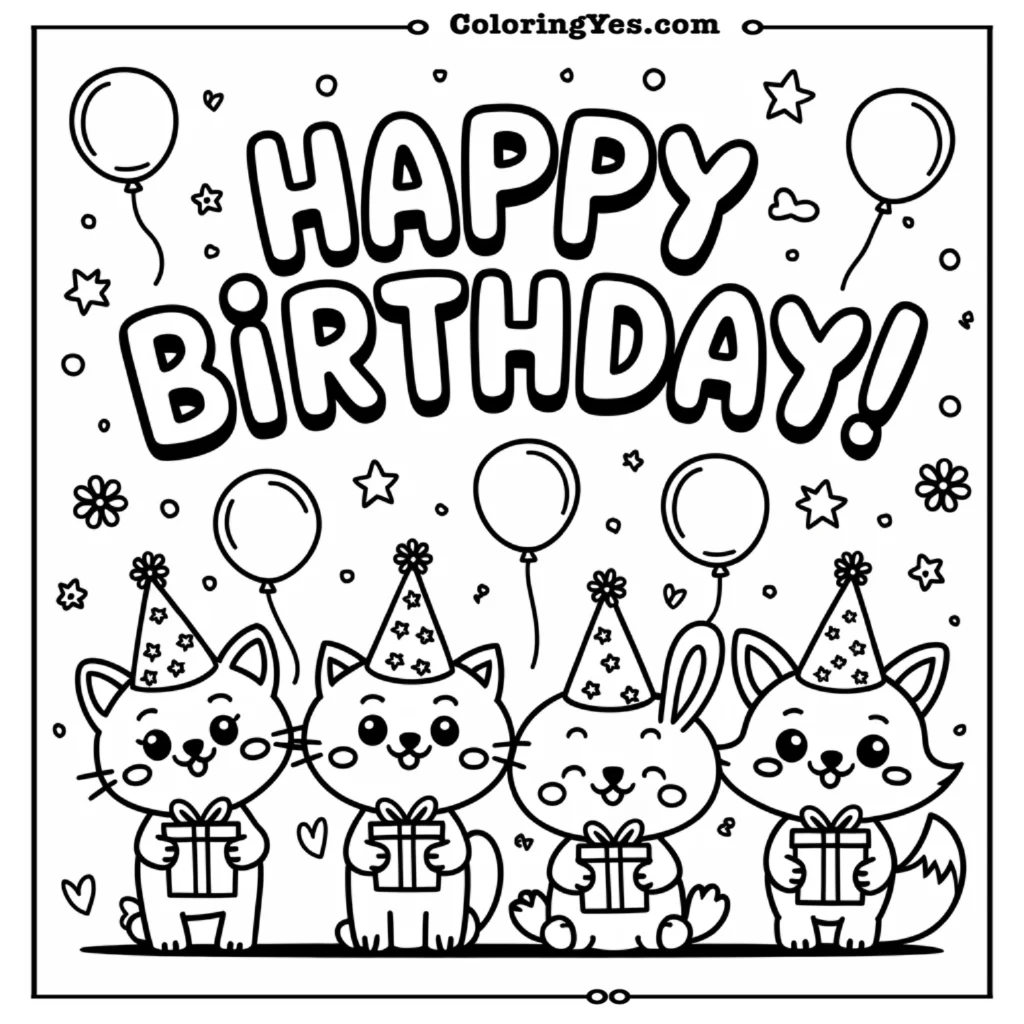 Happy Birthday crazy cats