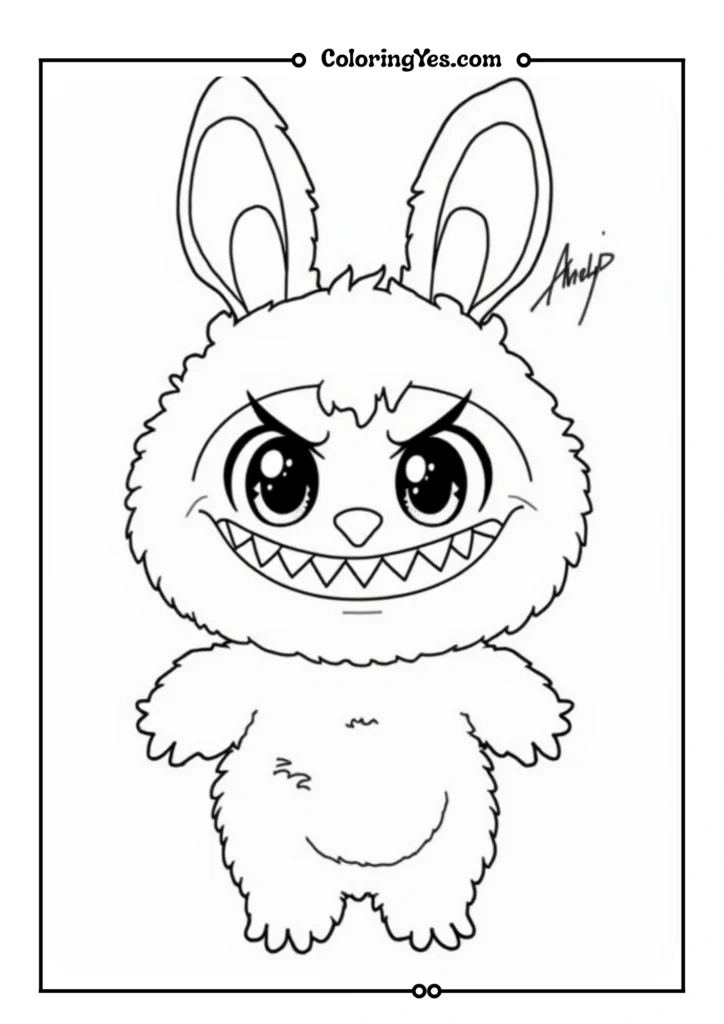 Happy Labubu Says Hello!