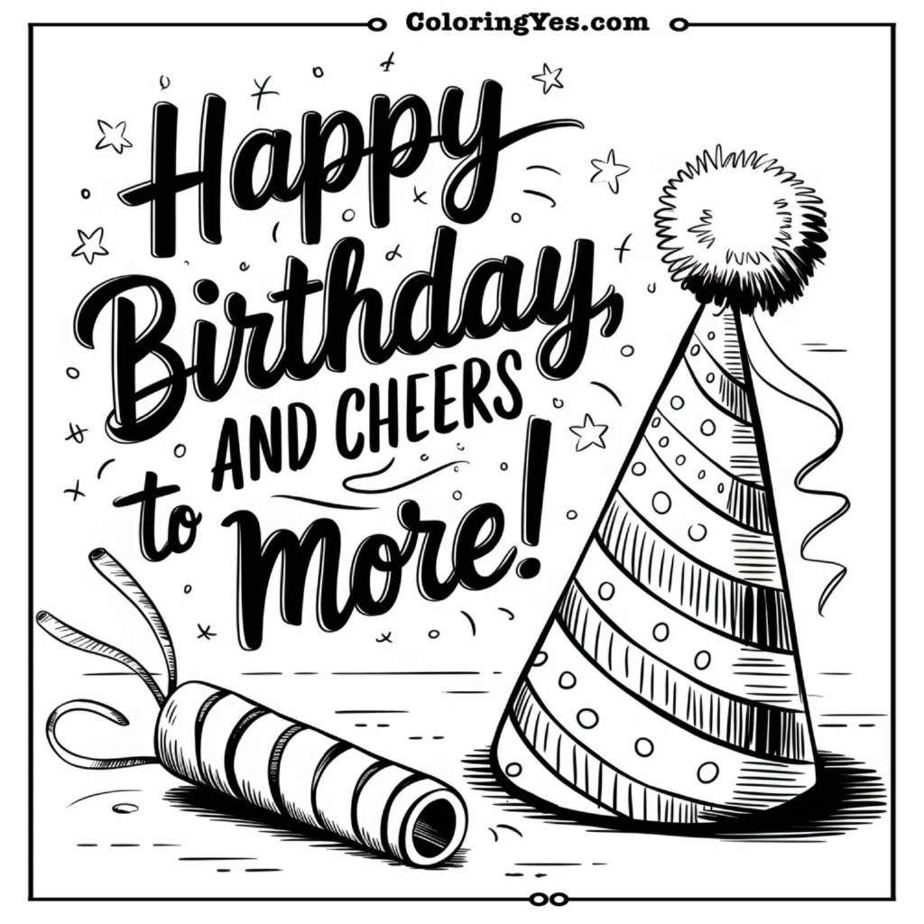 Happy birthday And Cheers to More!