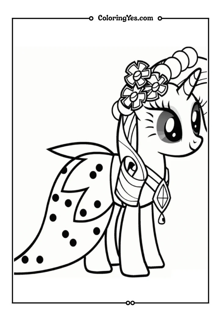 Hearts and Hooves Coloring