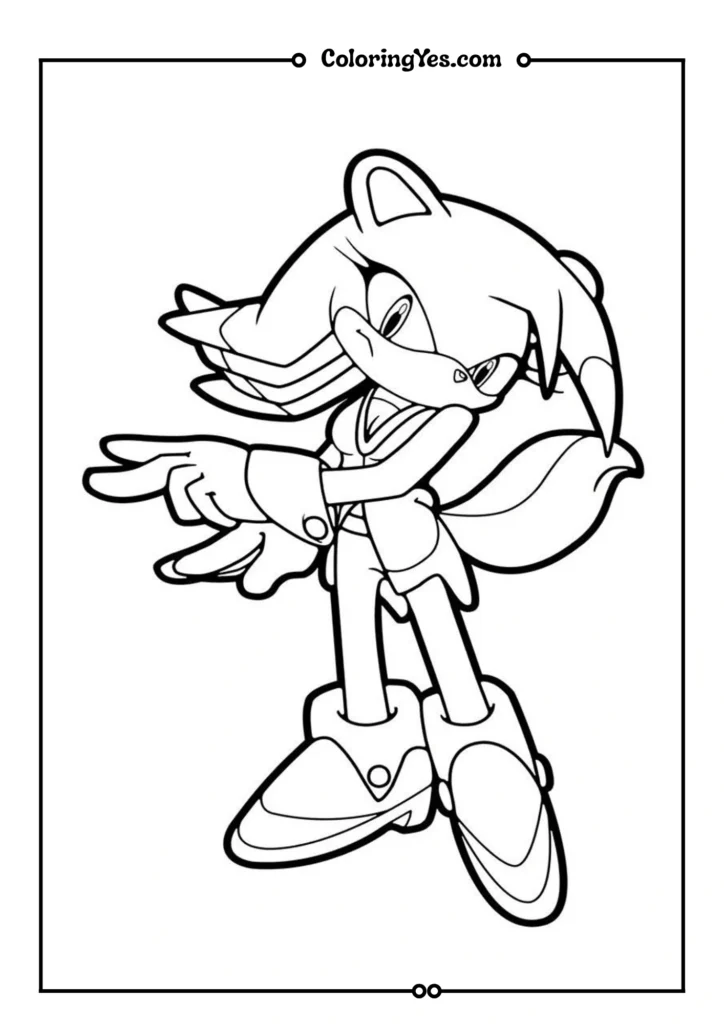 Knuckles Punching with Power