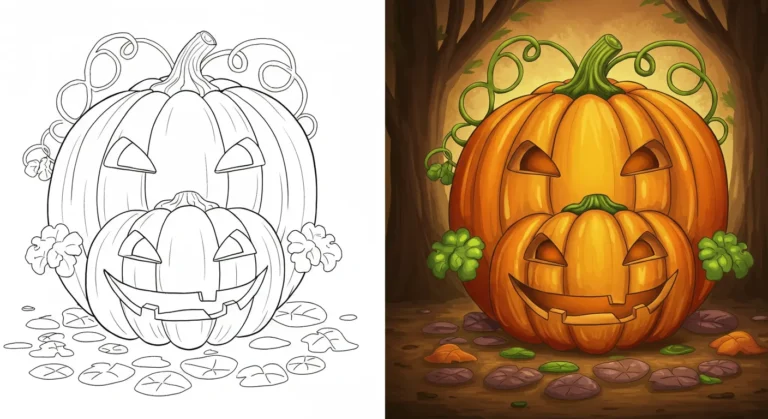 Pumpkin coloring pages