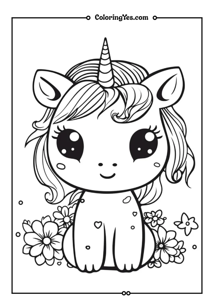 Snowflake the Winter Unicorn