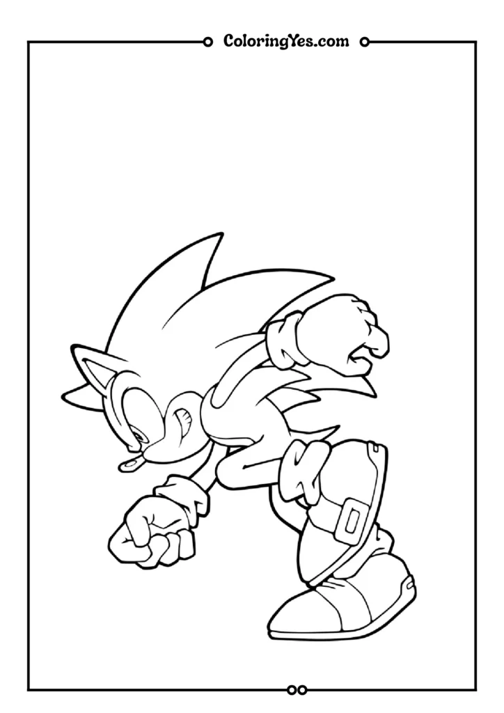 Sonic Racing at Full Speed