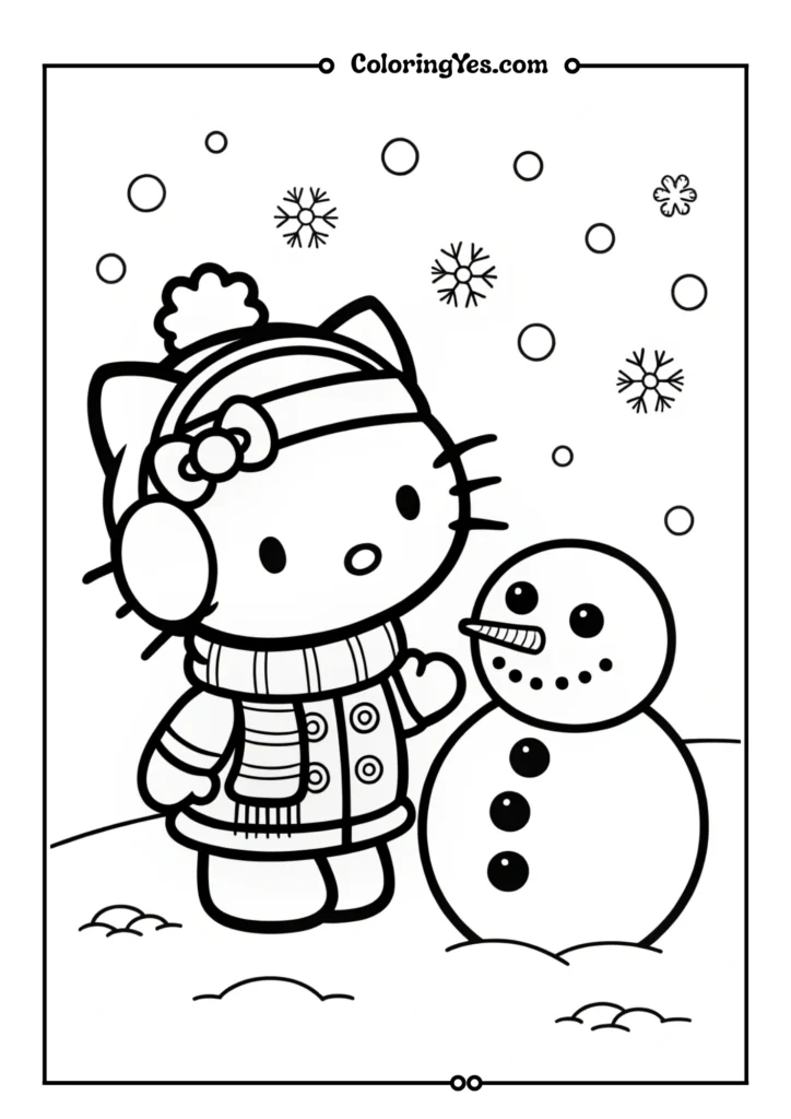 Winter Fun Kitty