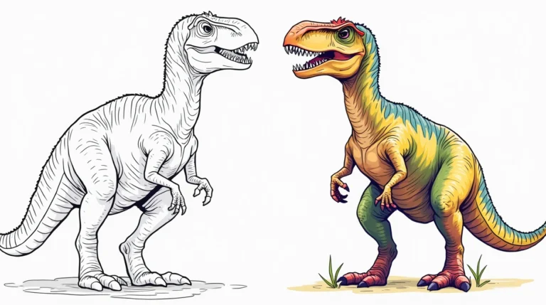 Dinosaur coloring pages