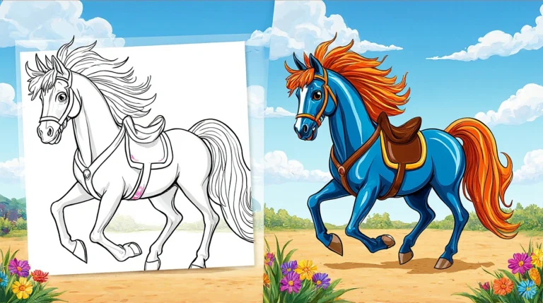 Horse Coloring Pages