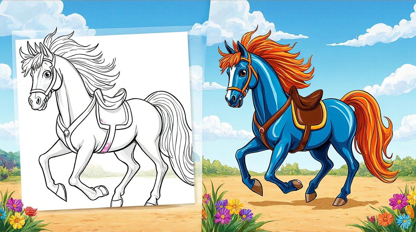 Horse Coloring Pages