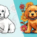 Puppy coloring pages