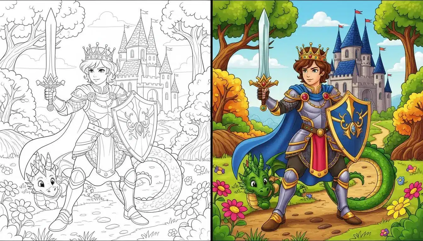 Brave Prince-Coloringyes.com