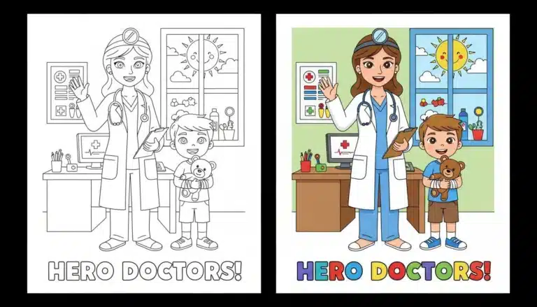 Doctors coloring pages-Coloringyes.com