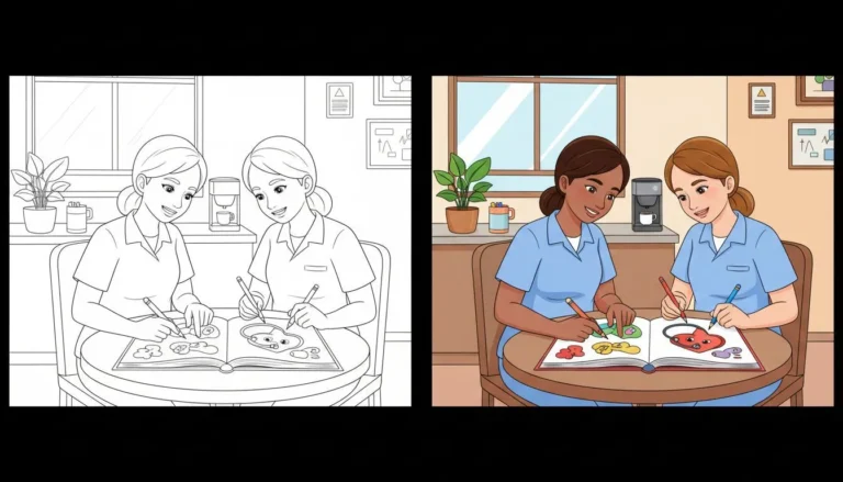 nurses coloring pages-Coloringyes.com