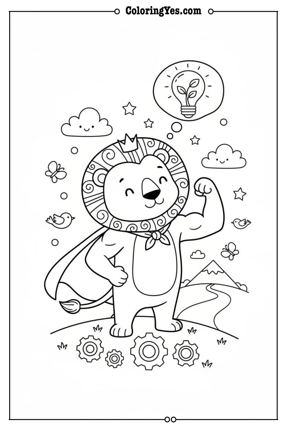 Inspirational growth mindset quotes for teens coloring-courage-Coloringyes.com