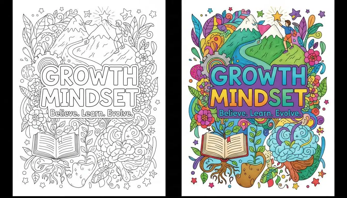 Inspirational growth mindset quotes for teens coloring-Coloringyes.com