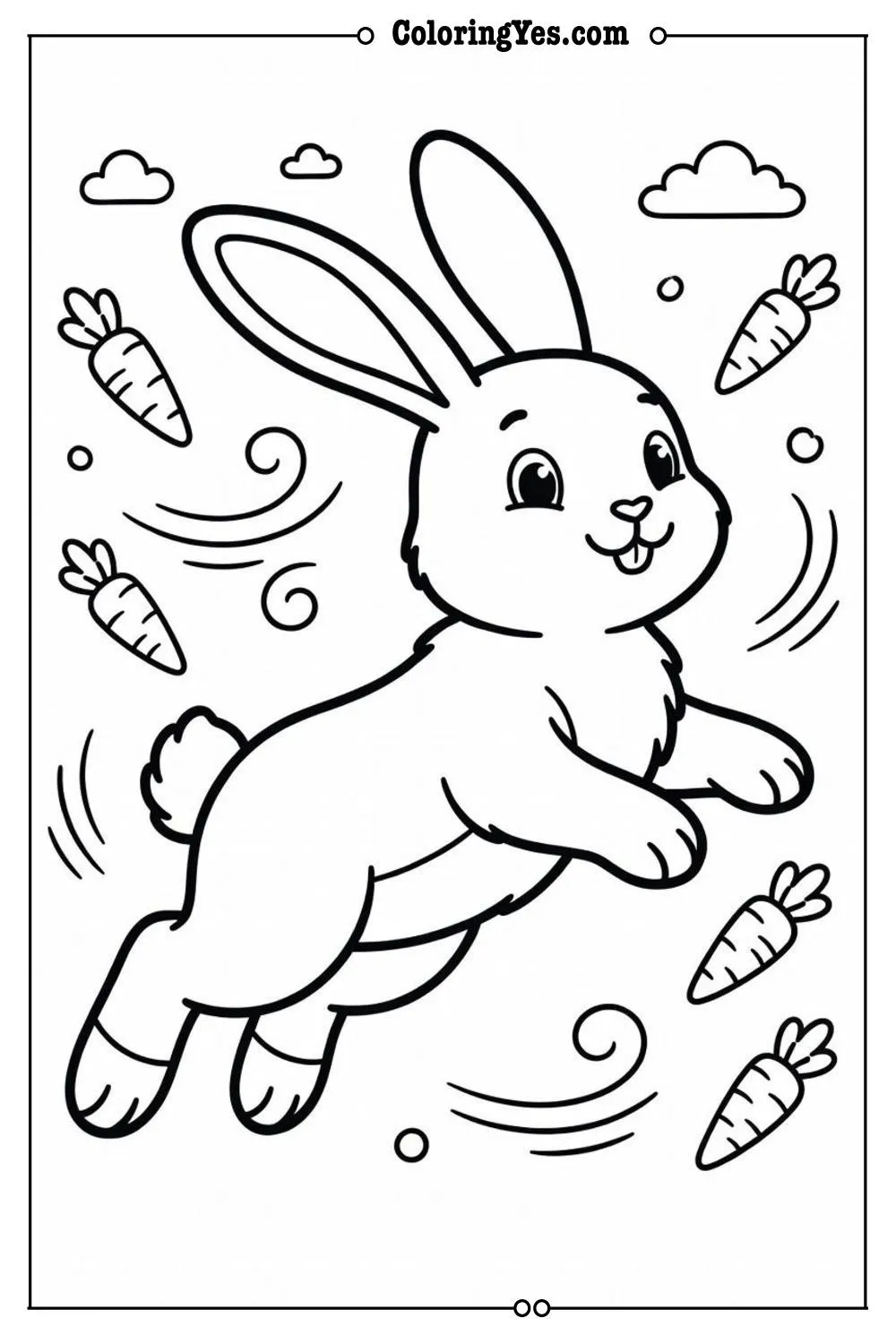 bunny jumping mid air