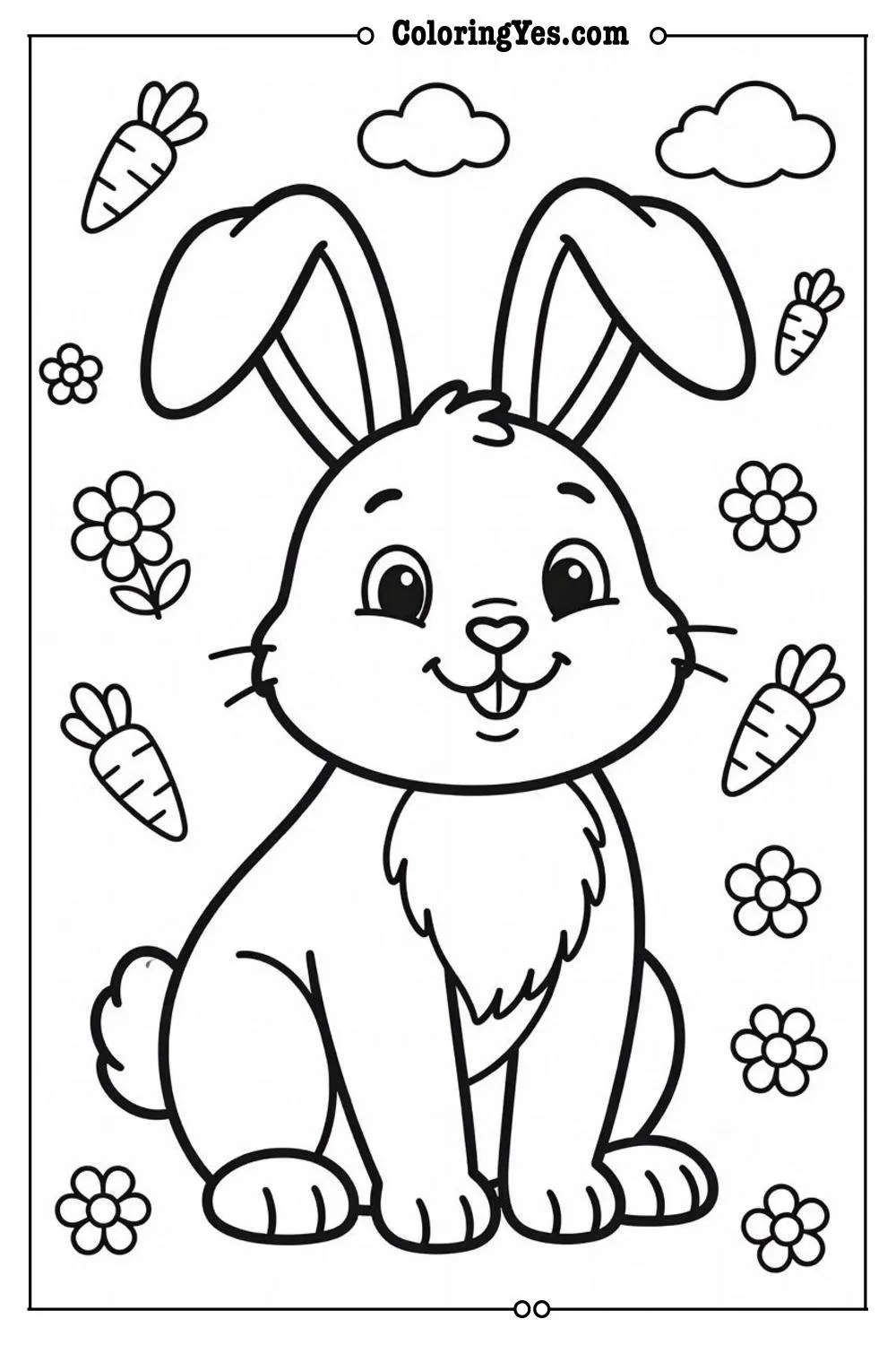 bunny sitting hind legs