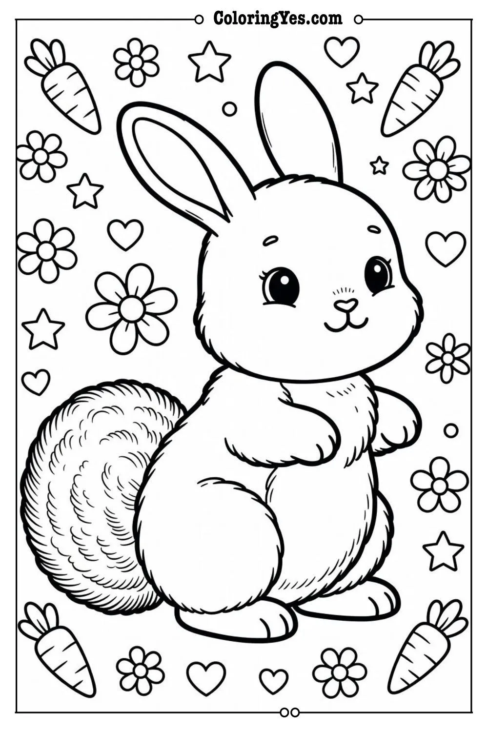 cute baby bunny fluffy tail