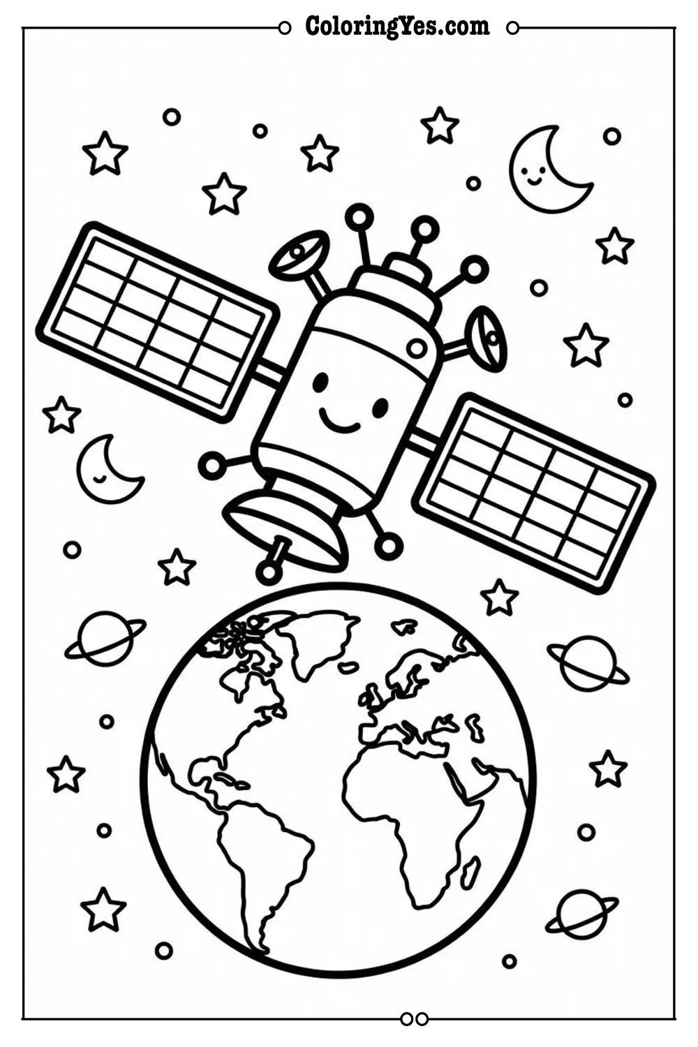 satellite orbiting earth