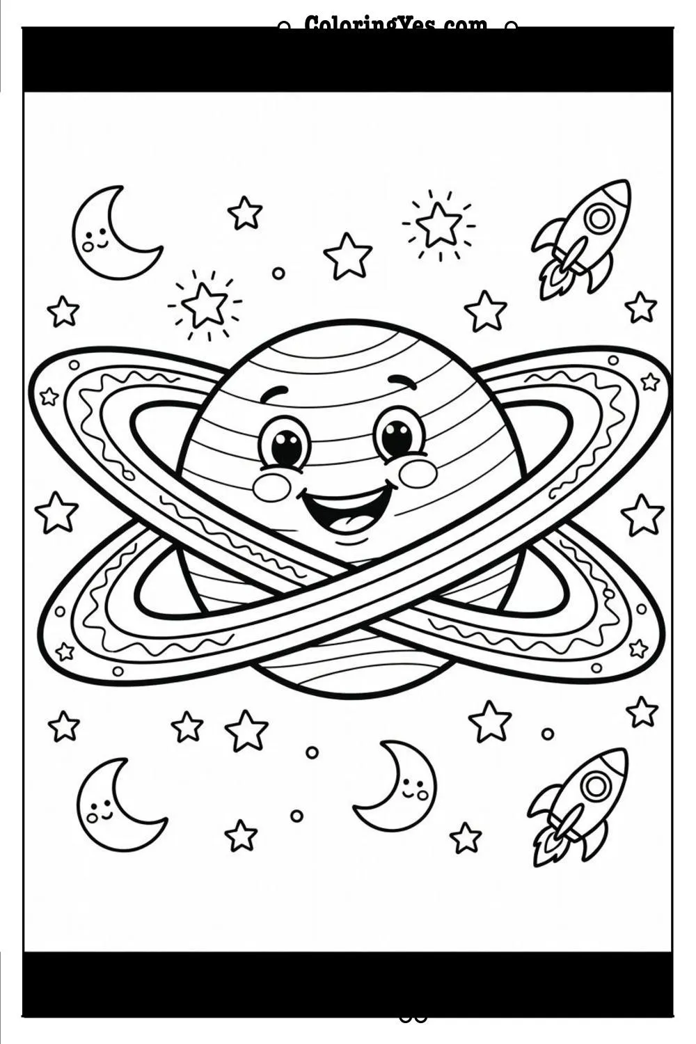 saturn rings detailed