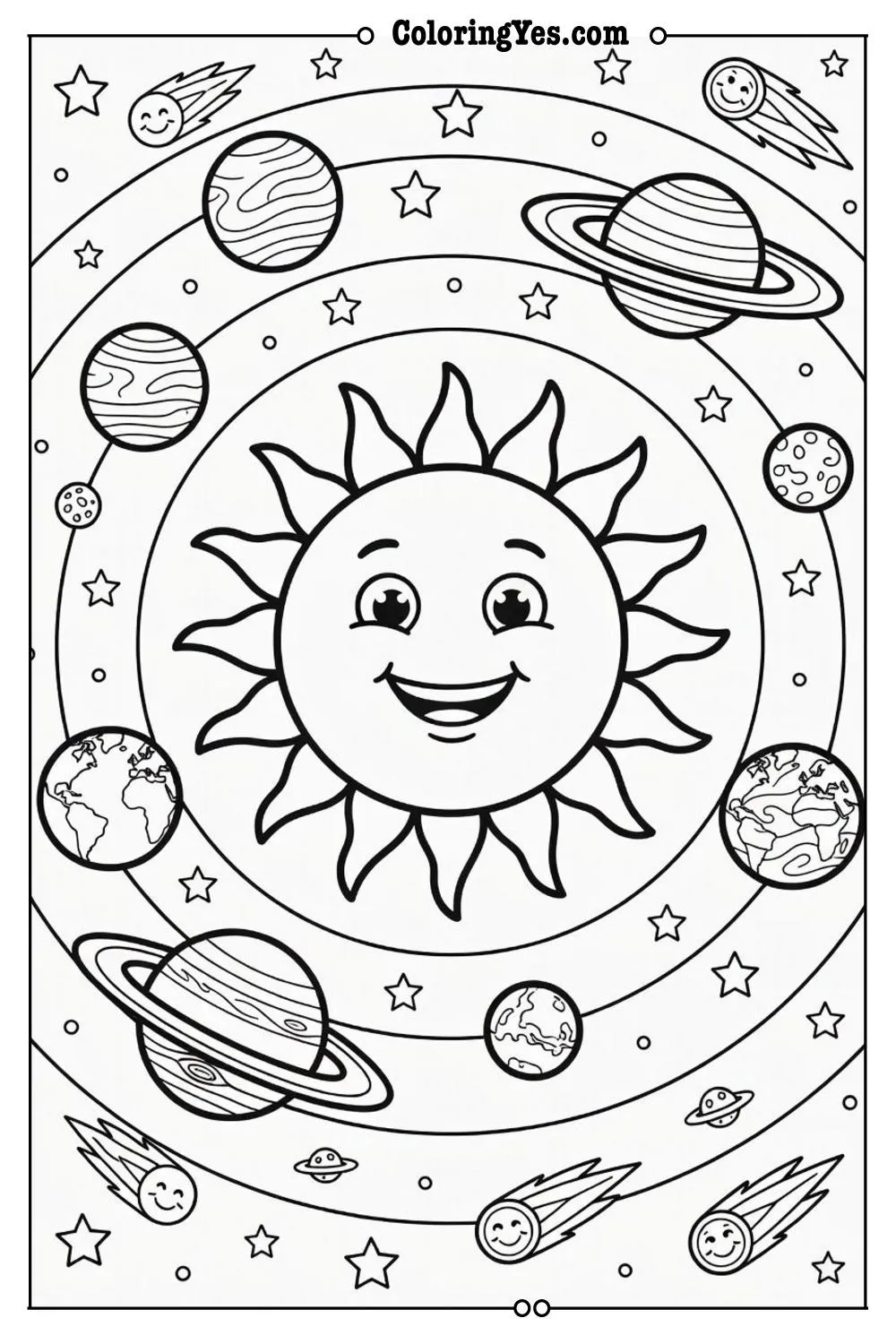 solar system planets orbit