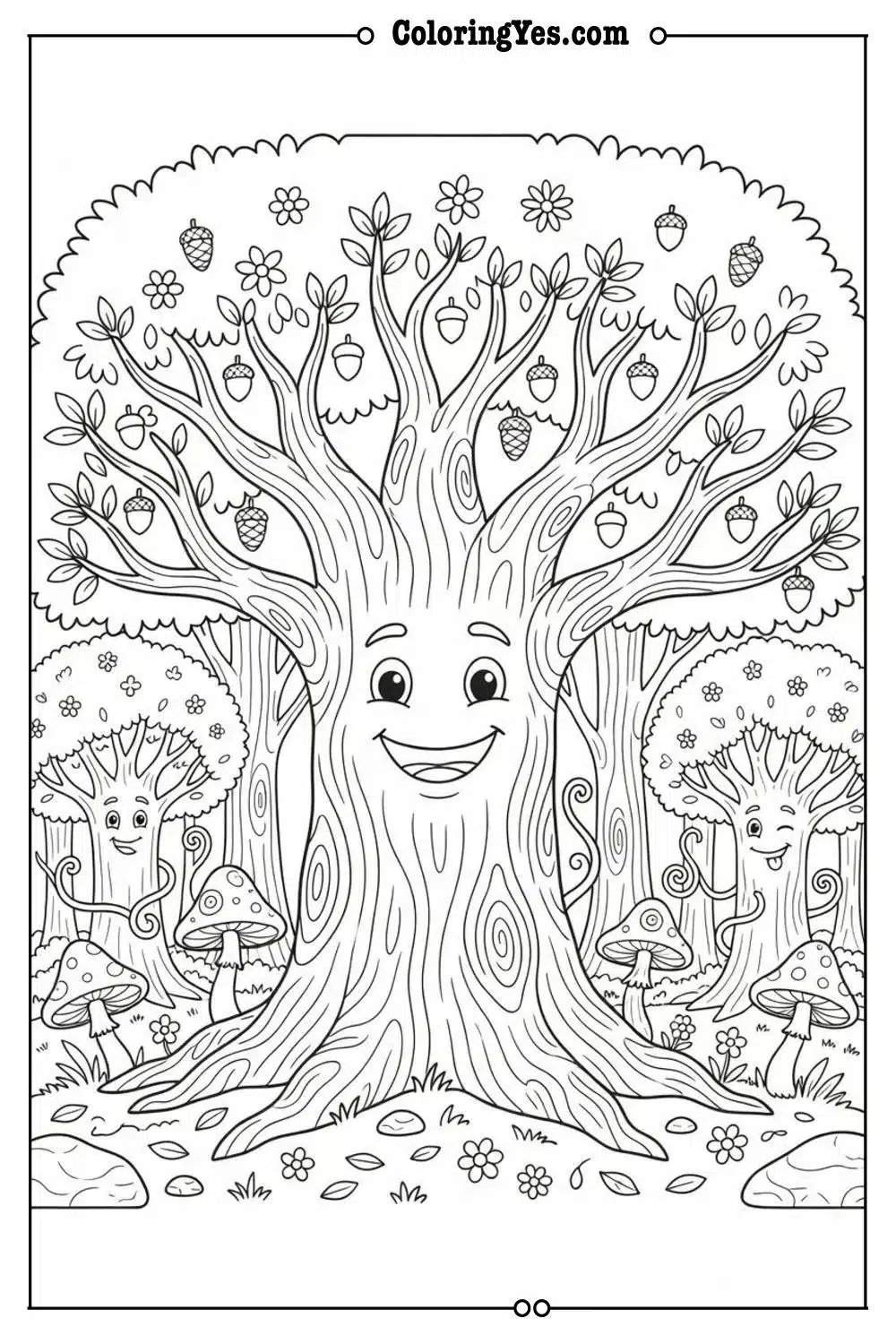 enchanted forest talking trees