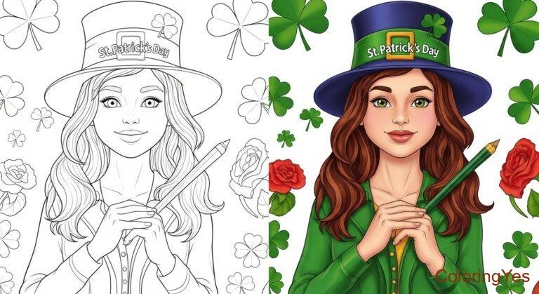 st patrick's day Coloring Pages