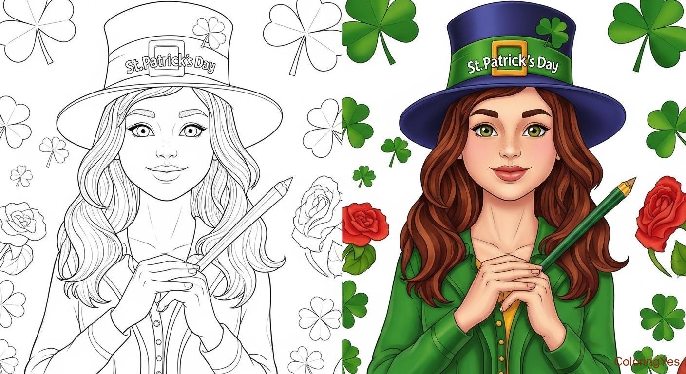 st patrick's day Coloring Pages