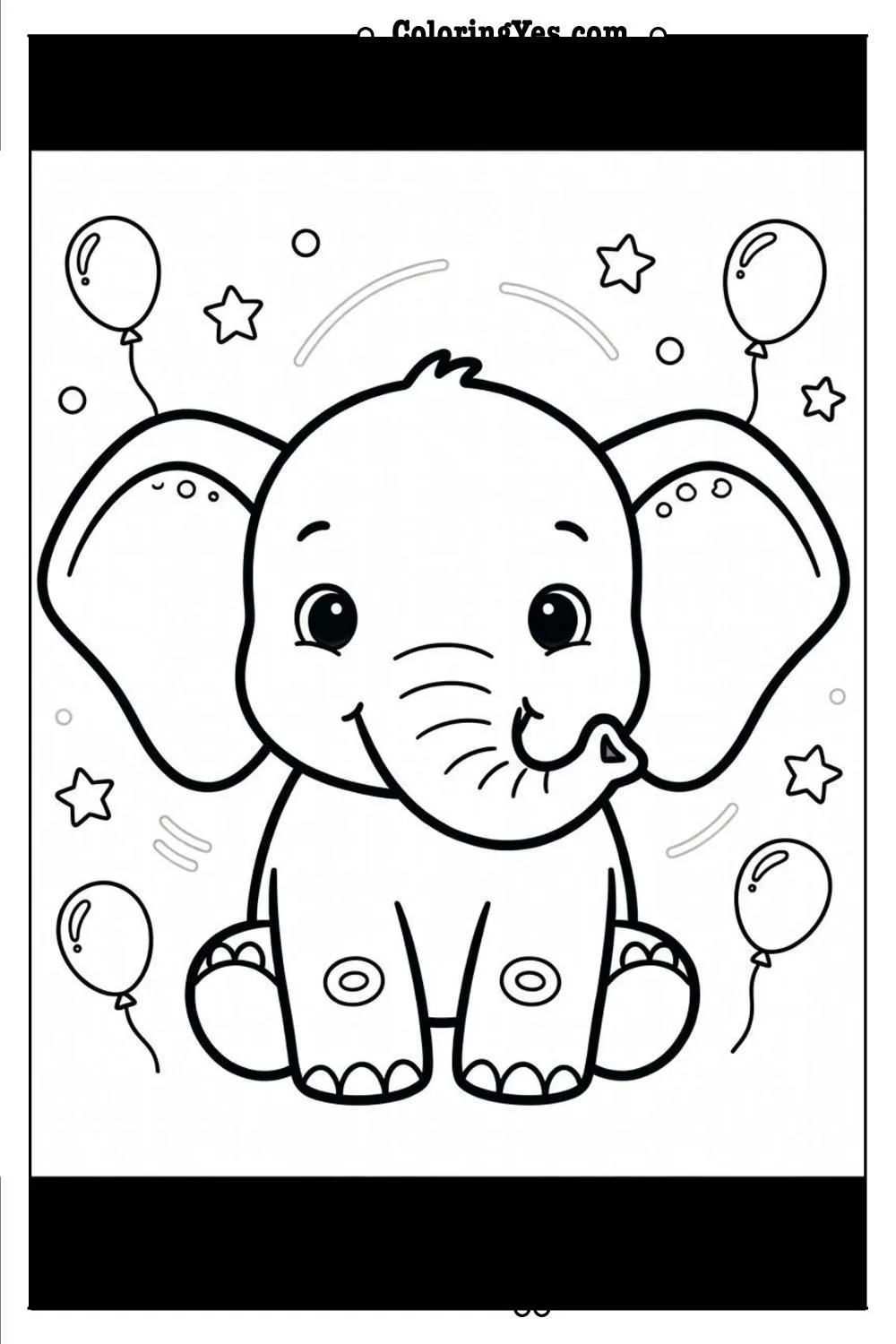 baby animal coloring page fun activity kids