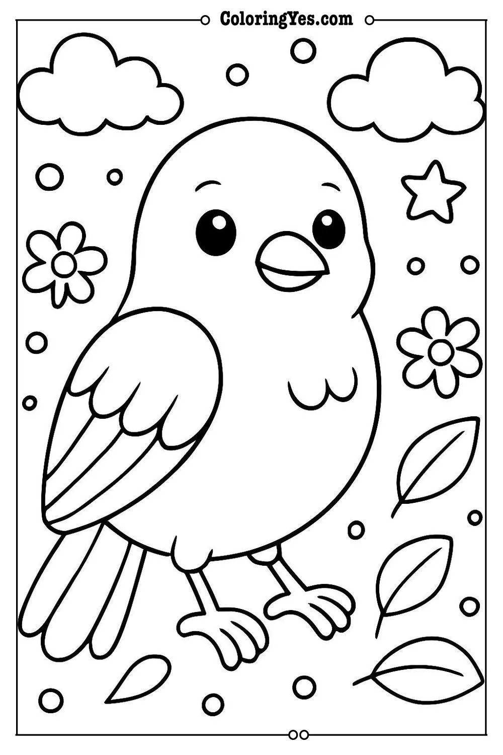 bird coloring pages