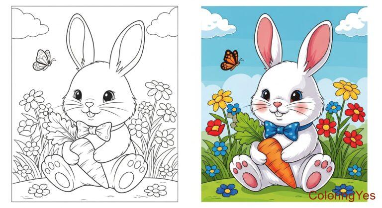 Bunny Coloring Pages