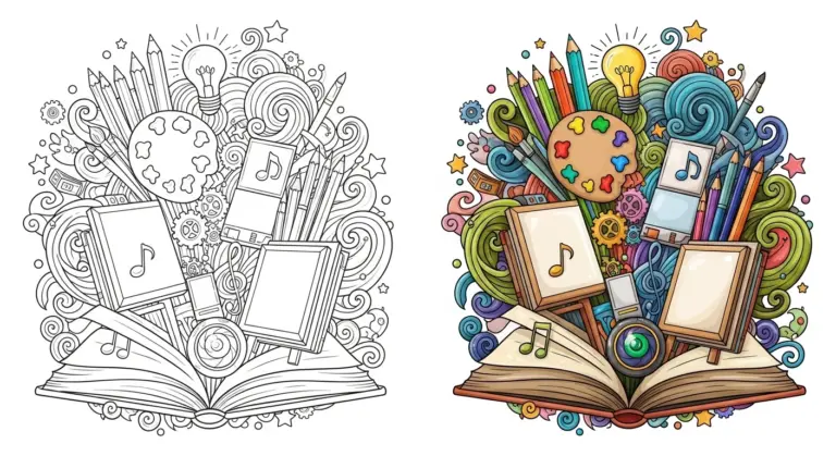 Creative Ideas Coloring Pages