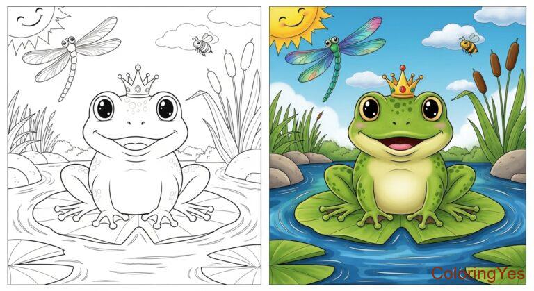 Frog Coloring Pages