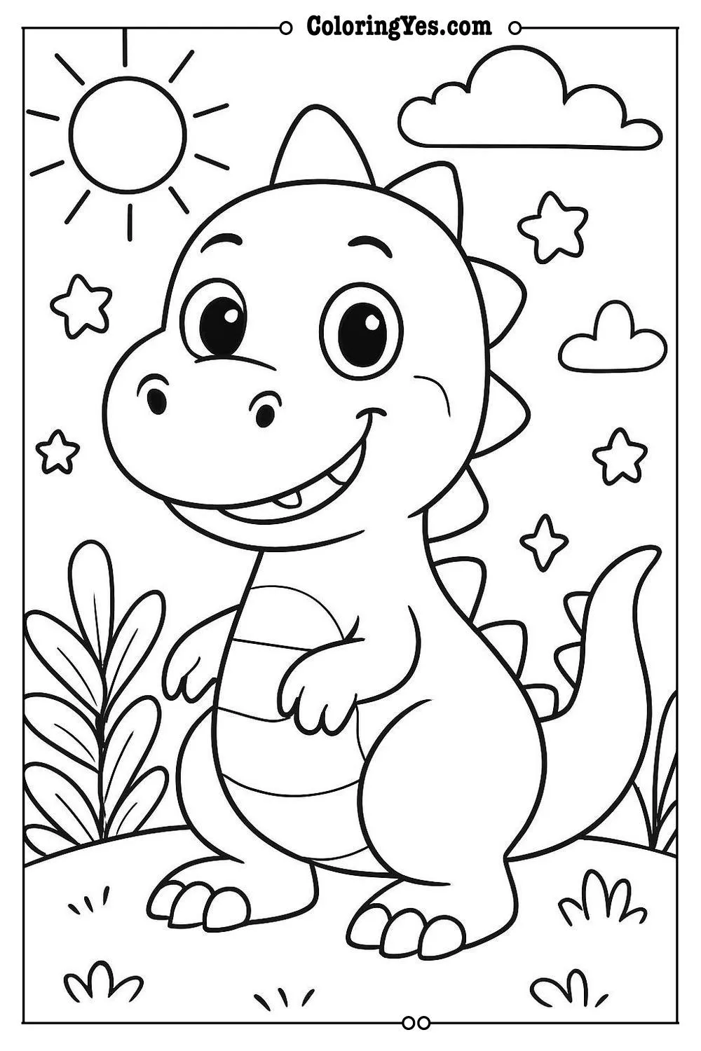 cartoon coloring page ideas
