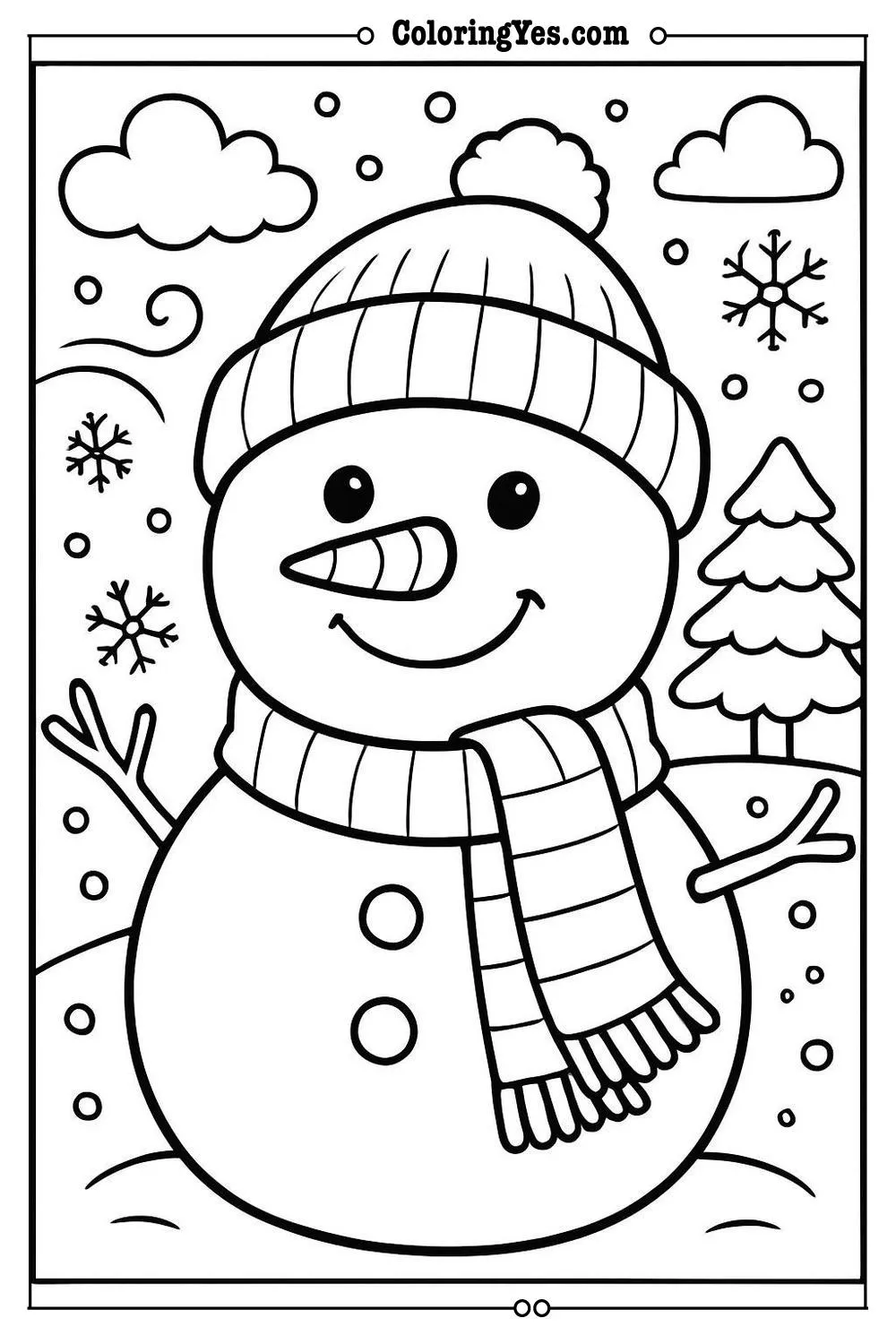 seasonal coloring page ideas