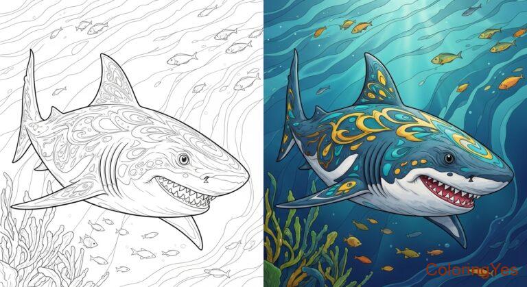 Shark Coloring Pages