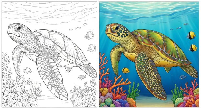 Turtle Coloring pages