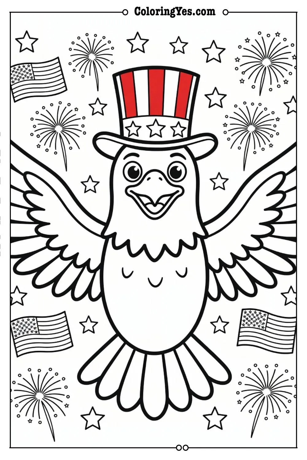 4th of july coloring pages for kids